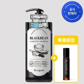 블랙빈 케어플러스 지성샴푸 1000ml+블랙빈 탈모완화 두피앰플 증정