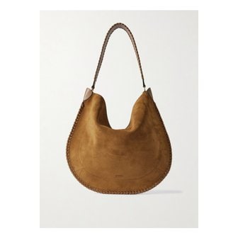 이자벨마랑 오스칸 윕스티치 스웨이드 숄더 백 브라운 46376663162889736