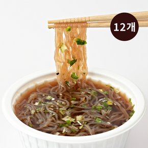 가벼운 곤약 모밀면 75kcal 컵면 330g 12개