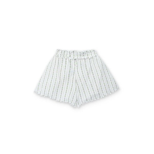 Lavender Chiffon Smocked Shorts