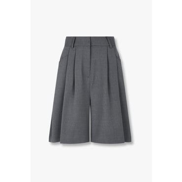 GCUT [25F/W] 투 턱 플리츠 버뮤다 팬츠(7255330102)