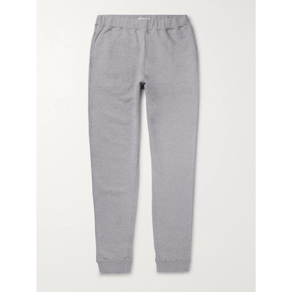 선스펠 테이퍼드 브러시드 루프백 코튼 저지 스웨트팬츠 906550