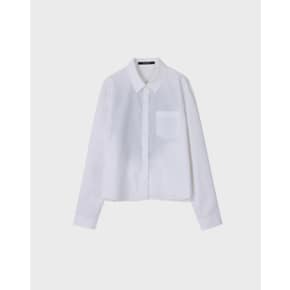 [파주점] [송지오우먼] 베일드 엠브로이드 셔츠 화이트 WI2SH903WH