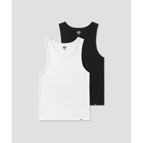 2PACK 베이직 슬리브리스 White/Black 탱크탑 DIKU263LRSL001MU 6143094