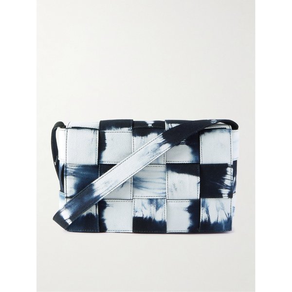 카세트 인트레치아토 애시드 워시 데님 메신저백 1647597331121728