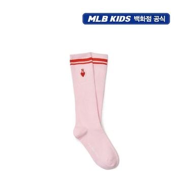 MLB키즈 24년  FW   하트 직자수 배색 니삭스 뉴욕양키스7FSOH054N-50PKL