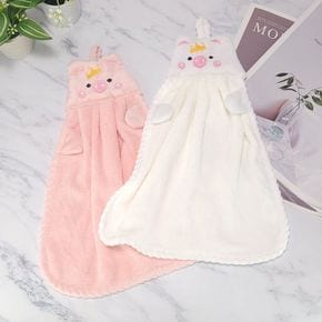 고리형 핸드타올 어린이집수건