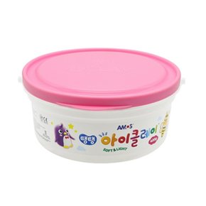 손놀이점토400G 화방용품 미술놀이 아이클레이 400G 분홍