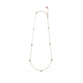 디아만테 다이아8 옐로핑크 목걸이, Diamante 8 Diamond Yellow Pink Necklace, 18k gold & dia