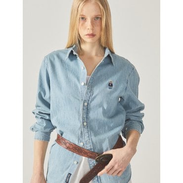 후아유 Steve Denim Shirts WHYJF2332U