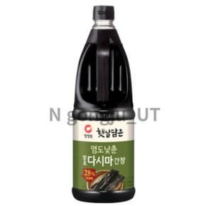 청정원 햇살담은 염도낮춘 발효 다시마 간장 1.7L 1개