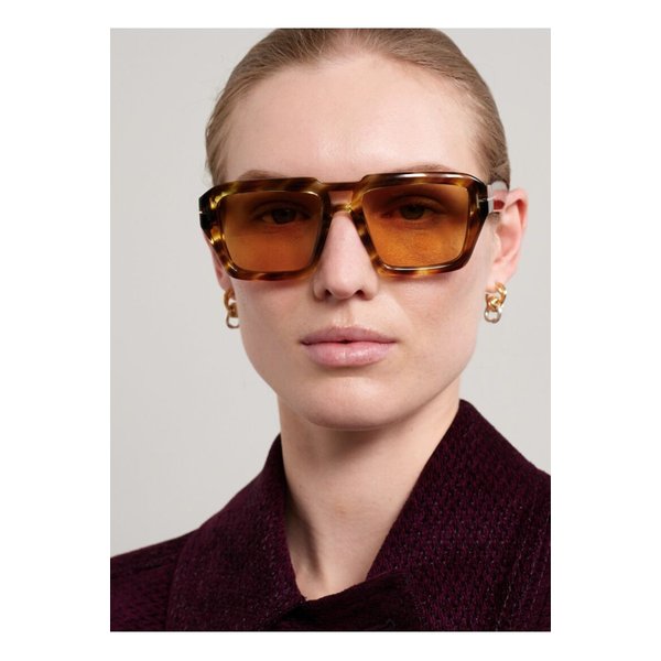 아이콘 스퀘어 프레임 톨토이즈쉘 선글라스 1647597354414931