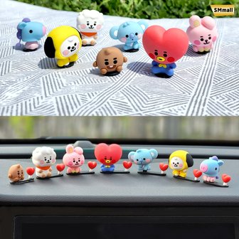  BT21 차량용 피규어 모음7종