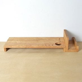 디자인엔씨 원목고급형 홀더모니터받침대 네츄럴MU13