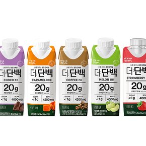 빙그레 더단백 18+18 골라담기 5종 250ml 36개 초코 커피 카라멜 딸기 멜론 단백질 프로틴