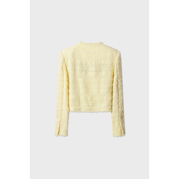 [여주점] [이로] 여성 MOANA 트위드 자켓 IOJAS25105YEL