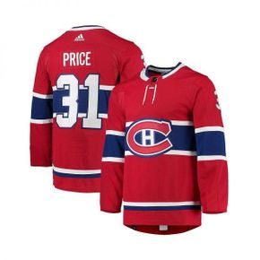 맨즈 Carey Price 레드 몬트리올 캐나디언스 홈 어센틱 프로 플레이어 저지 5325249