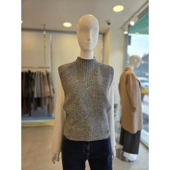 더아이잗 [여주점] 여성울 블렌드 미들넥 니트 베스트 ( IRAM1VT811)