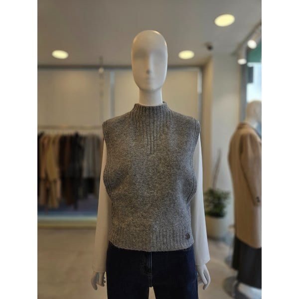 [여주점] 여성울 블렌드 미들넥 니트 베스트 ( IRAM1VT811)