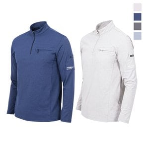 BFL 남성 모션 컴포트 긴소매 반집업 티셔츠 Model No_CB6003