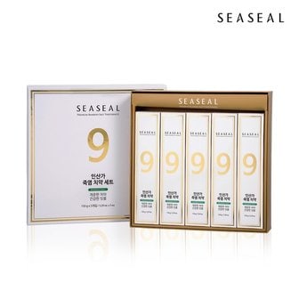  [씨실] 인산가 무불소 죽염 치약 150g x 5개 선물세트 9회 죽염 30,000ppm 함유