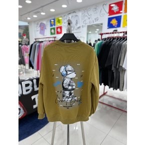 [여주점] 남여공용맨투맨 헤드셋베어맨투맨  베이지JGZZ22910