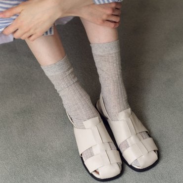 로서울 Puzzle sandals ivory