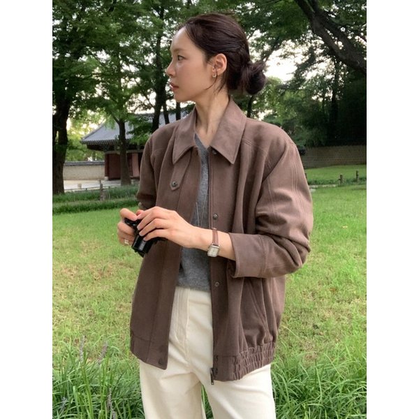 Suede Bomber Jacket_3 color