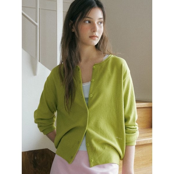 unfold knit cardigan 310 (light green)