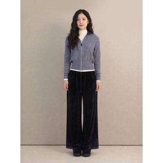 마일리로우 mllw 웜 터치 스판덱스 벨벳 팬츠