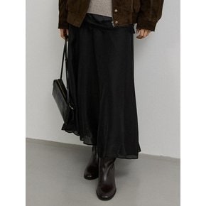 FORM PANEL SKIRT - BLACK