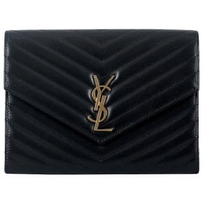 [시흥점] 25FW 카산드라 마틀라세 플랩 파우치백 (759533 AAA44 1000)