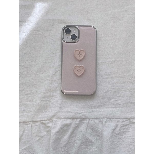 Pink Dot Button Case