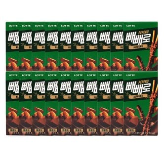  롯데 빼빼로 37g (아몬드)x20개