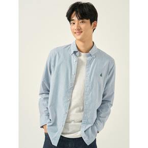 핀 스트라이프 셔츠  그린 (BC5864C16M)