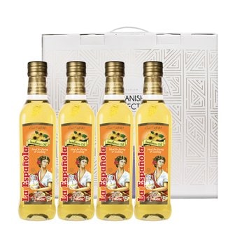  [9/12 오후 2시 주문 건까지 명절전배송][에스파놀라] 해바라기유 500ml 4병 (선물세트)