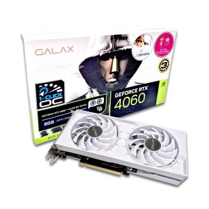  갤럭시 GALAX 지포스 RTX 4060 WHITE OC D6 8GB