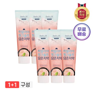 엘지생활건강 히말라야핑크솔트 치약 100g*3(아이스) x 2개