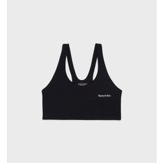 공식온라인Serif Logo Ribbed Sports Bra SRB1TP211BK