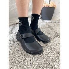 클락스 25SS 여성 코라 이지 블랙 레더 메리 제인 플랫 26180468