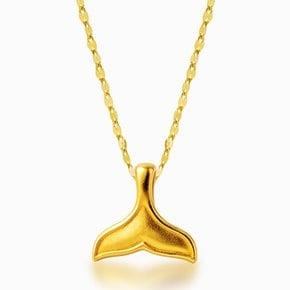 순금 목걸이 행운 소피 웨일 테일 펜던트 24K