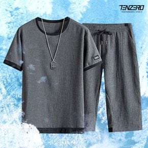 텐제로 아이스 쿨원단 시보리 7부 상하의  밴딩 세트 TEN23-7SET[35047469]