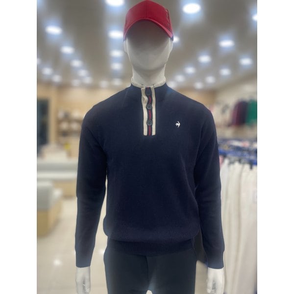 [여주점] 남성 마이 티핑 H-ZIP 스웨터 GO421MKPO4 NAVY
