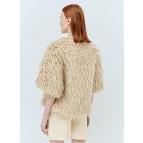 [해외배송] 24 S/S 막스마라 LONGHAIRED 울 케이프 2414731121600 001 B0111108124