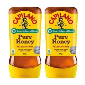 카필라노 퓨어 호주산 꿀 허니 스퀴즈 Capilano Pure Australian Honey Squeeze 500g 2개