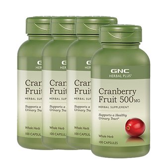 GNC 지앤씨 크렌베리 100캡슐 x4