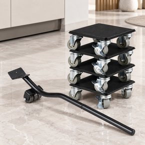 1300kg 만능지렛대 냉장고 무거운가구 옮기기
