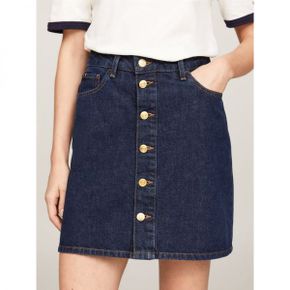 4755136 Tommy Hilfiger SKIRT CLER - Denim skirt dark-blue denim