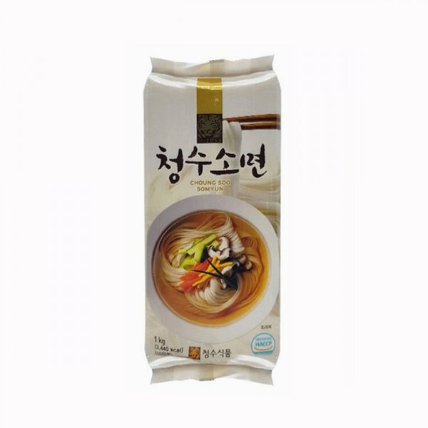 FOODALL 청수식품 청소 비닐포장 소면 1키로 X ( 2매입 )