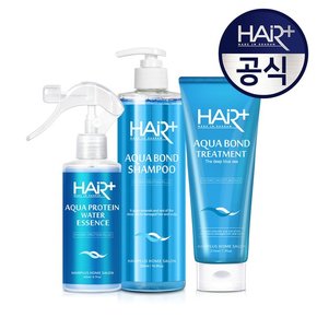 아쿠아 단백질 샴푸 500ml+트리트먼트 210ml+워터에센스 200ml